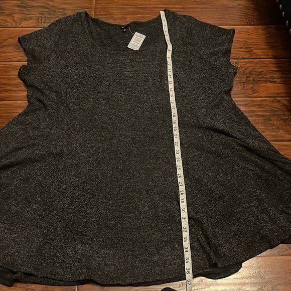 Torrid Gray Flute Hacci Skater Pullover Dress Casual Contemporary Brand New - Picture 7 of 9